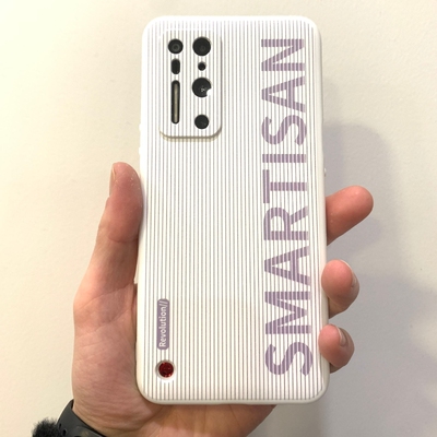 坚果R2白色手机壳黑创意Smartisan条纹锤子手机保护套光阴特别版