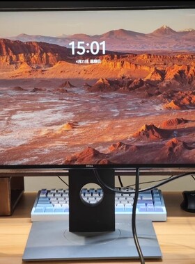 Dell/戴尔  u2417h  23.8英寸，专业设计制图摄影，升降旋转 九新