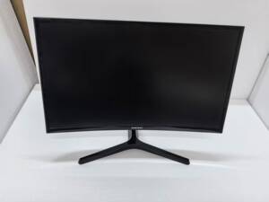 三星 C24F396FHC 23.6寸曲面高清液晶显示器，二手九成新