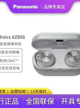 松下Technics尊享版AZ80真无线蓝牙降噪耳机 入耳式 无线充电