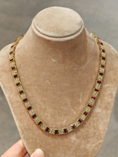 中古vintage品牌打标优雅项链