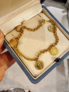 中古Vintage品牌打标PAt标复古手链