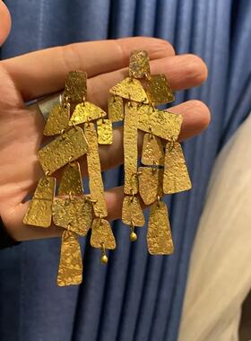 设计师系列黄铜耳环