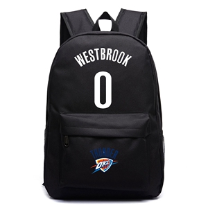 威斯布鲁克 威少 0号 雷霆队 NBA篮球球星 双肩背包 男女学生书包