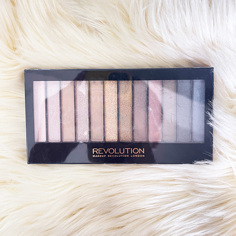 Makeup Revolution12色眼影盘12*1.2g #iconic1 哑光+珠光易上色