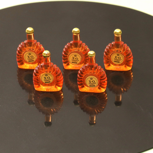 迷你XO洋酒瓶模型 微缩食玩仿真酒瓶子摆件 儿童过家家小超市玩具