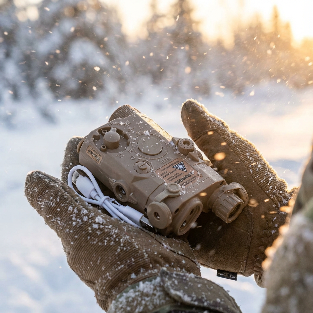 PEQ15绿镭射红外可调战术手电