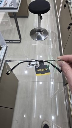 博肯bk02154切边眼镜无框镜在品位诺斯奇诺