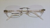 博肯钻石切边无框眼镜打孔无框眼镜bk0266