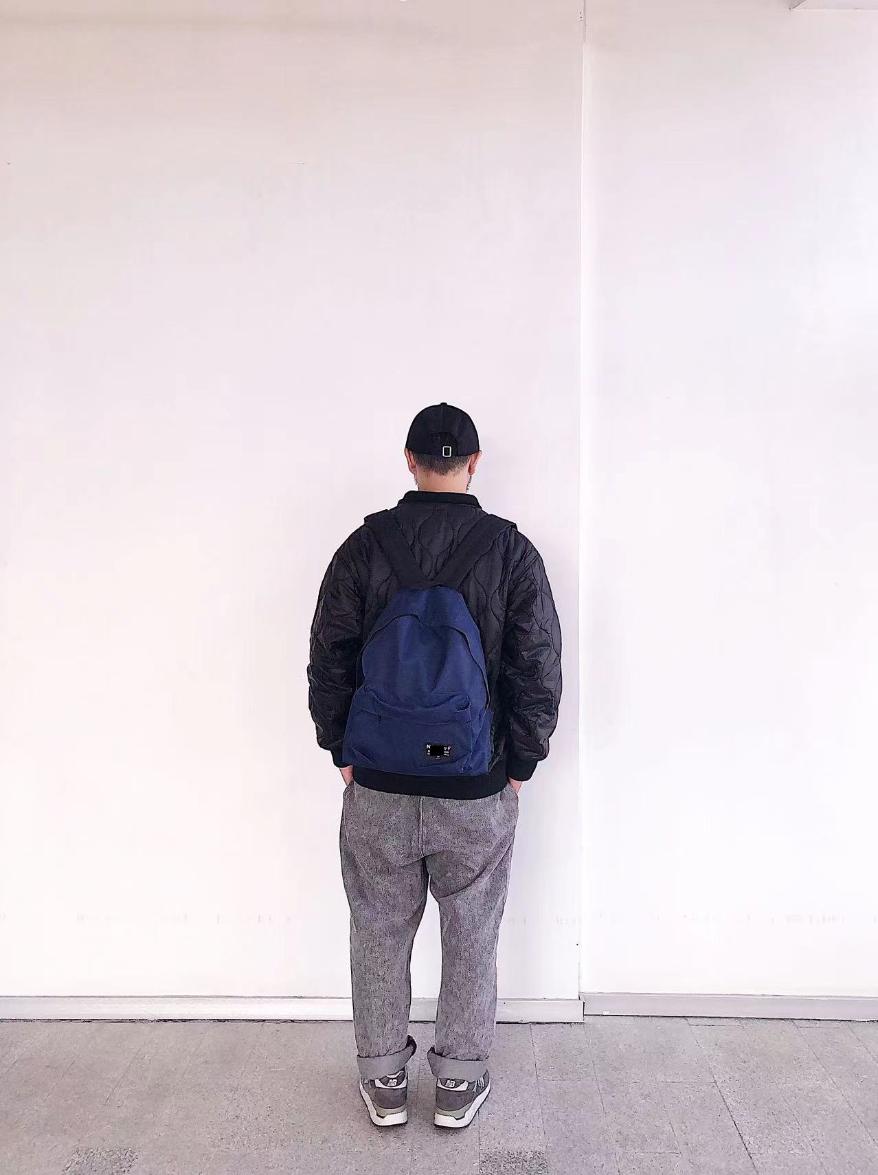 包邮日本n.h美式复古简约cityboy长谷川y2k双肩背包jac1424