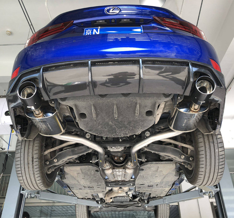 雷克萨斯IS200T FGK 排气 FUJITSUBO排气管 尾鼓 尾段 正品