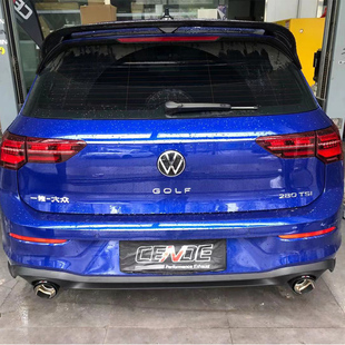 21款大众高尔夫8改装森德CENDE全段头段中尾段智能遥控阀门排气管