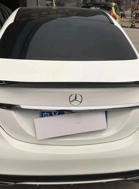 奔驰C级W205 COUPE C200L C63改装AMG款 PSM款碳纤维尾翼 定风翼