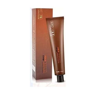 九茶棕色染发膏网红潮色发廊专用单支染膏茶棕色流行色一步到位