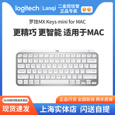 罗技MX Keys Mini for mac无线蓝牙键盘办公迷你智能背光商务苹果
