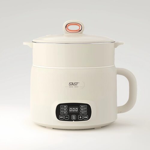 先科电煮锅蒸煮一体锅多功能泡面锅宿舍小电锅火锅小型煮面800w