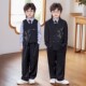 国风主持钢琴演出服男孩花童西服春秋 儿童礼服新中式 男童西装 套装