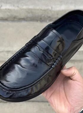 真皮豆豆鞋男款2026新款夏季爆款一脚蹬软底懒人套脚软面休闲皮鞋