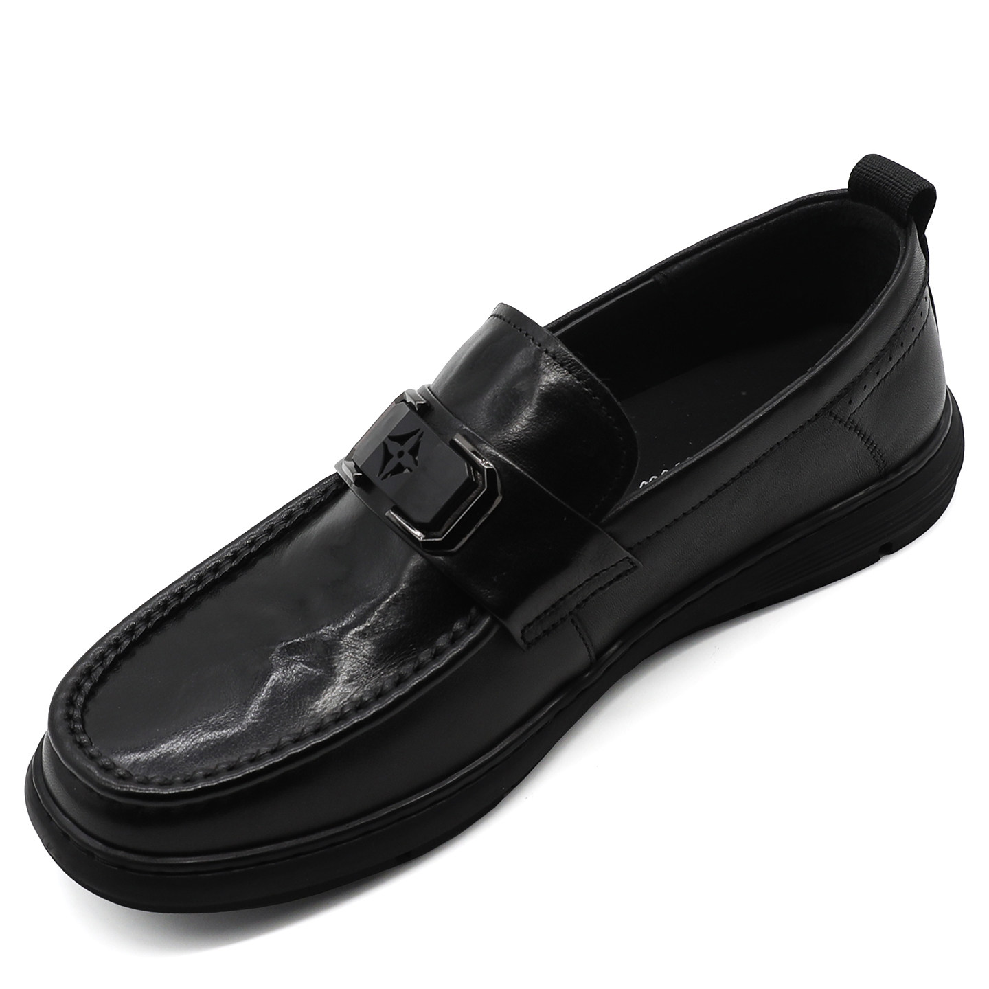 男士皮鞋2026春季新款真皮商务百搭一脚蹬厚底休闲潮流豆豆鞋男鞋,流行男鞋,乐福鞋（豆豆鞋）,淘宝优惠券,粉丝福利购,淘宝优惠卷