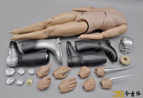 Enterbay 1/4比例高大模型EB 终结者5 T1000 大素体 手型 靴子