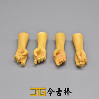 Sideshow 1/6 兵人模型素体DIY仿真无关节带小臂4只 固定手型