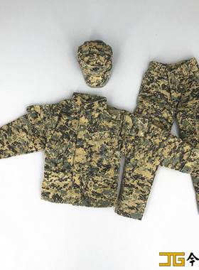 威龙 DML 1/6比例 现代美军全地形丛林密彩衣服