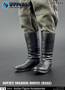 子 BJD WWII 苏联 靴子 男款 二战兵人手办 高筒靴 ZYTOYS 鞋