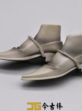 Medicom RAH 1/6兵人模型 潮流JOJO杰洛齐贝林靴子尖头皮鞋 空心