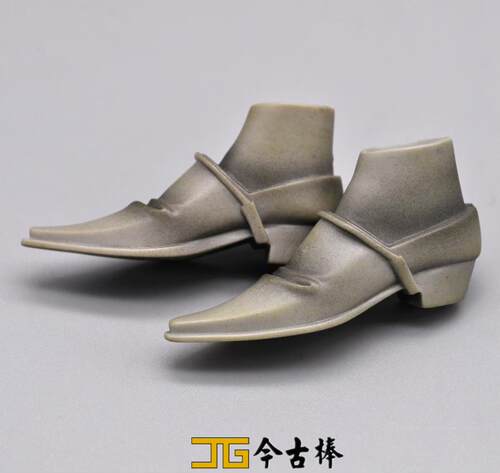 Medicom RAH 1/6兵人模型 潮流JOJO杰洛齐贝林靴子尖头皮鞋 空心