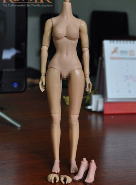 1/6女兵人KUMIK半包胶女素体非PHICEN VERYCOOL接HT头雕