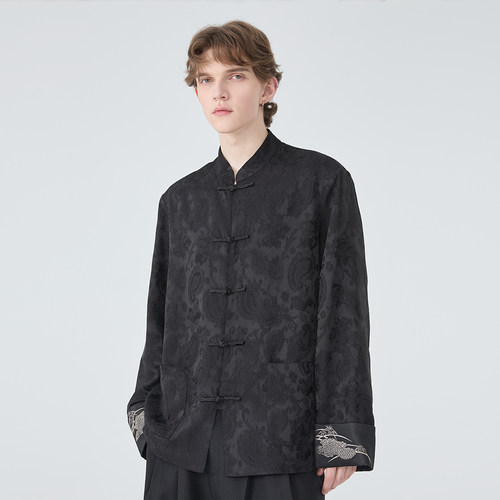 原创设计男士休闲国风新中式外套