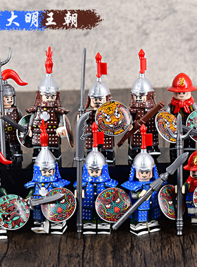 人仔中国古代士兵明朝全套稀有