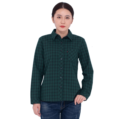 富木新品全棉女士中年大码衬衫