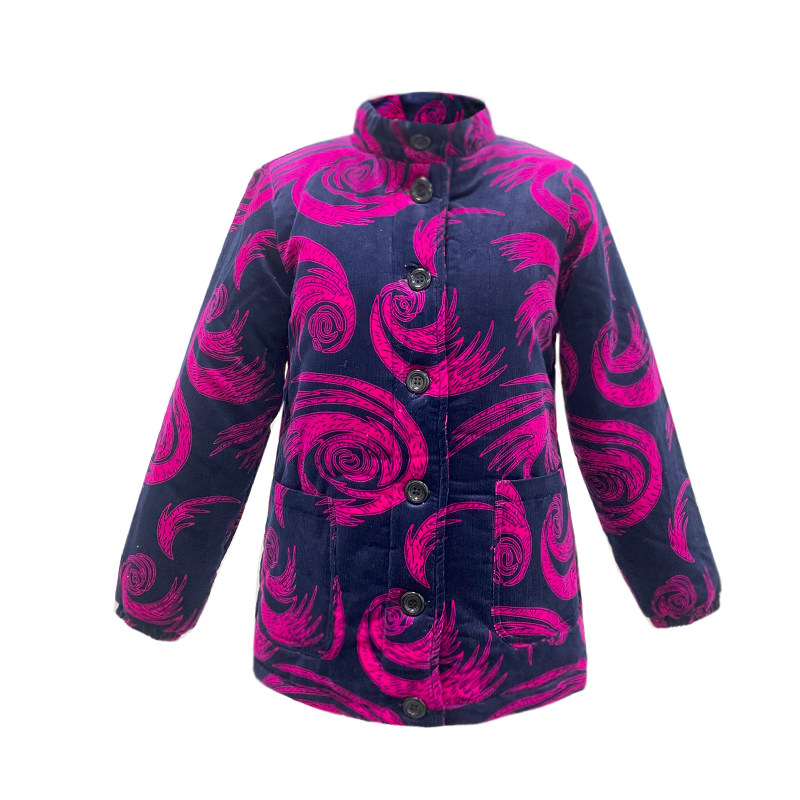 冬季灯芯绒中老年加厚棉服棉衣