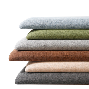 定做换鞋凳卡座软包坐垫靠背鞋柜玄关垫子长凳垫棉麻布艺座垫定制