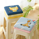 可爱卡通幼儿园儿童椅垫地上方形宝宝小坐垫记忆棉学生凳子软垫子