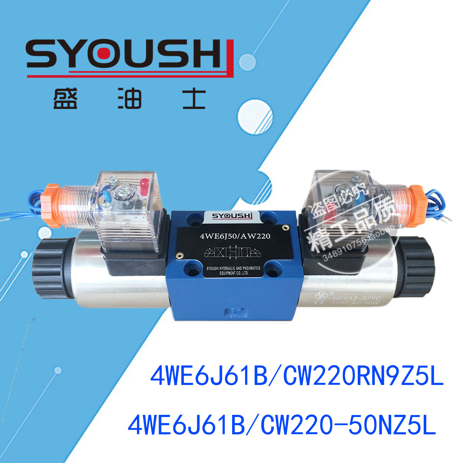 电磁换向阀4WE6J61B/CW220RN9Z5L,4WE6J61B/CW220-50NZ5L现货