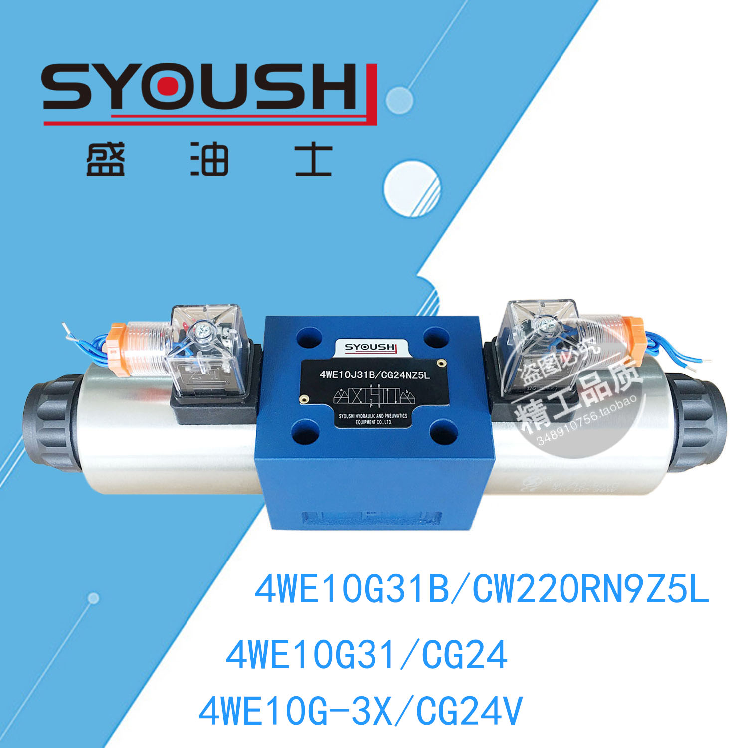 电磁阀4WE10G31B/CW220RN9Z5L,4WE10G31/CG24,4WE10G-3X/CG24V
