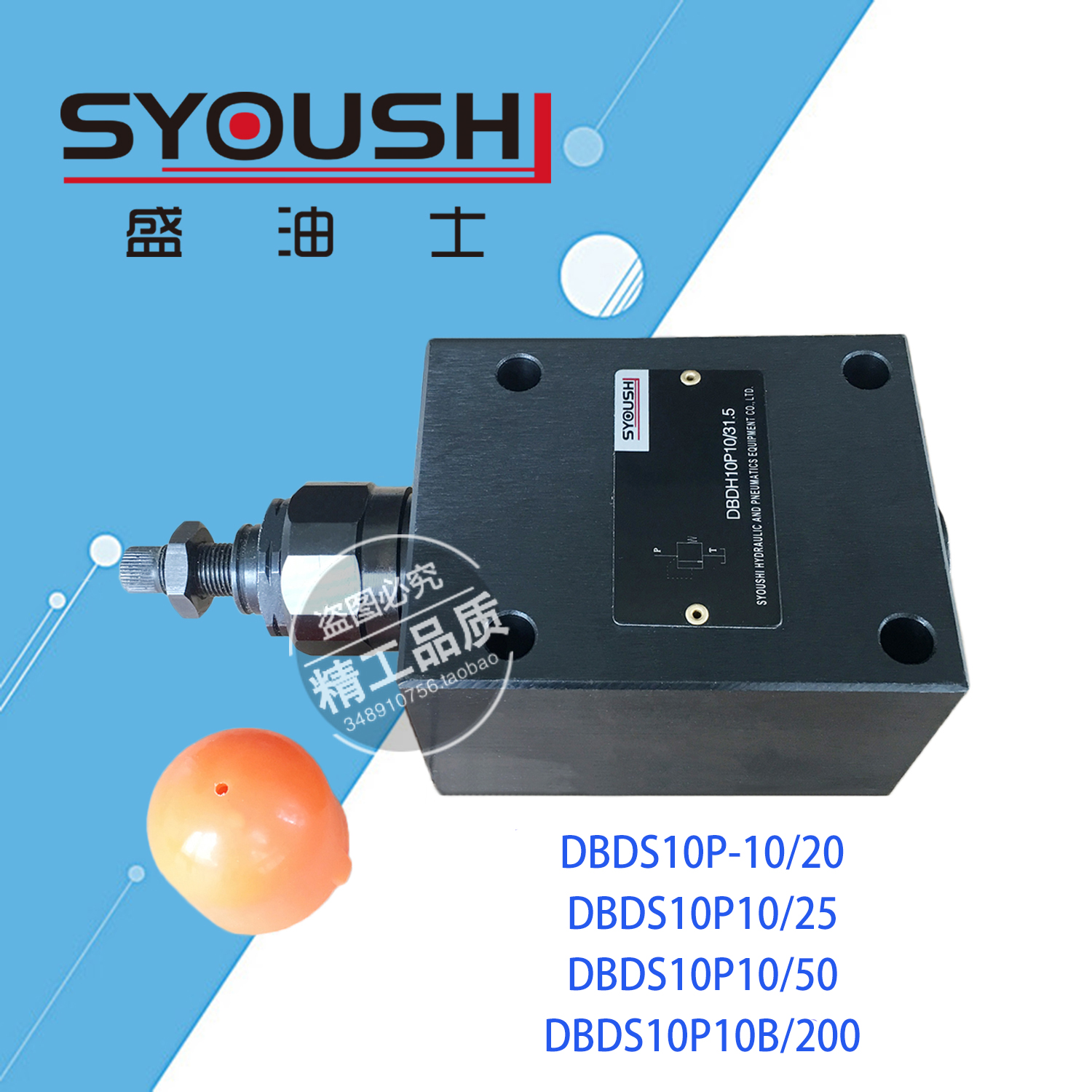 溢流阀DBDS10P-10/20,DBDS10P10/25,DBDS10P10/50,DBDS10P10B/200