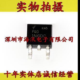FQD1N60C 1N60 场效应管MOS 1A 600V 贴片TO-252 N沟道