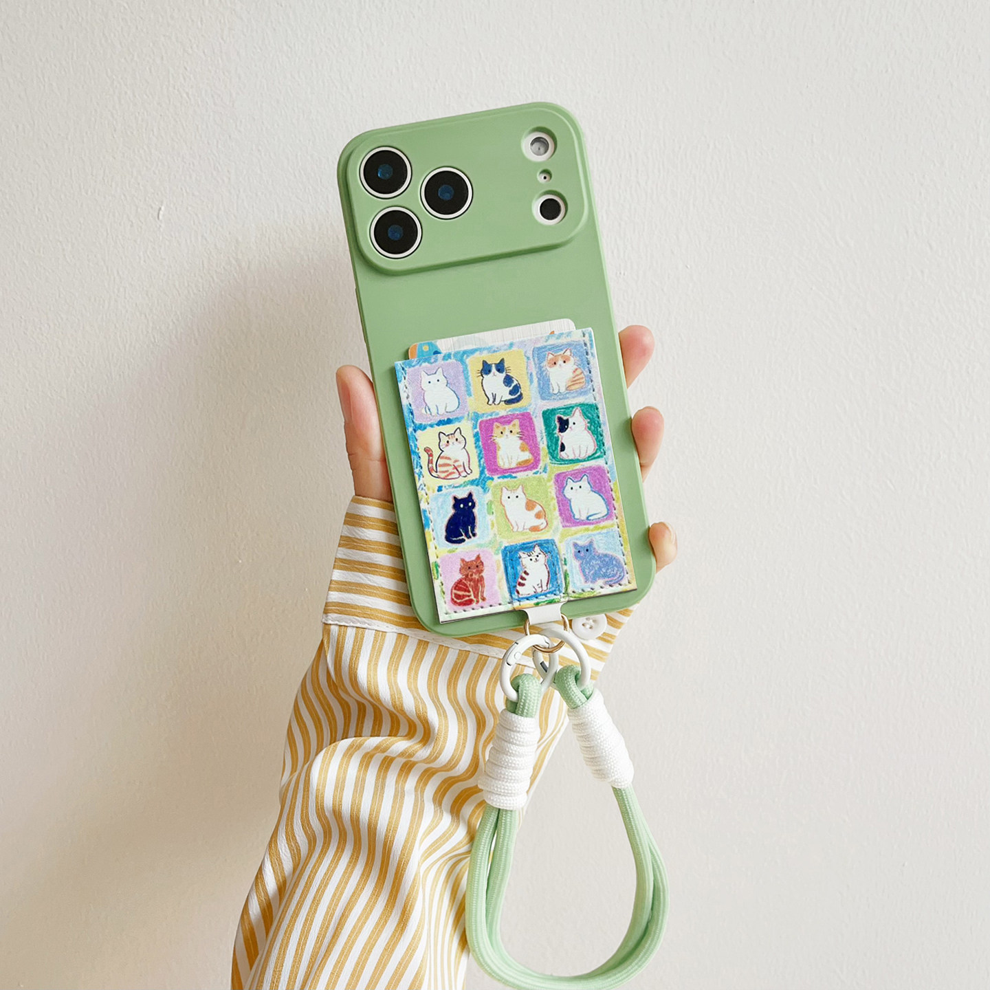 猫咪可爱文艺挂绳皮质带卡包手机壳收纳证件iPhone17promax精孔防摔16promax苹果17pro独立装卡套14/15旅游17,3C数码配件,手机保护套/壳,淘宝优惠券,粉丝福利购,淘宝优惠卷