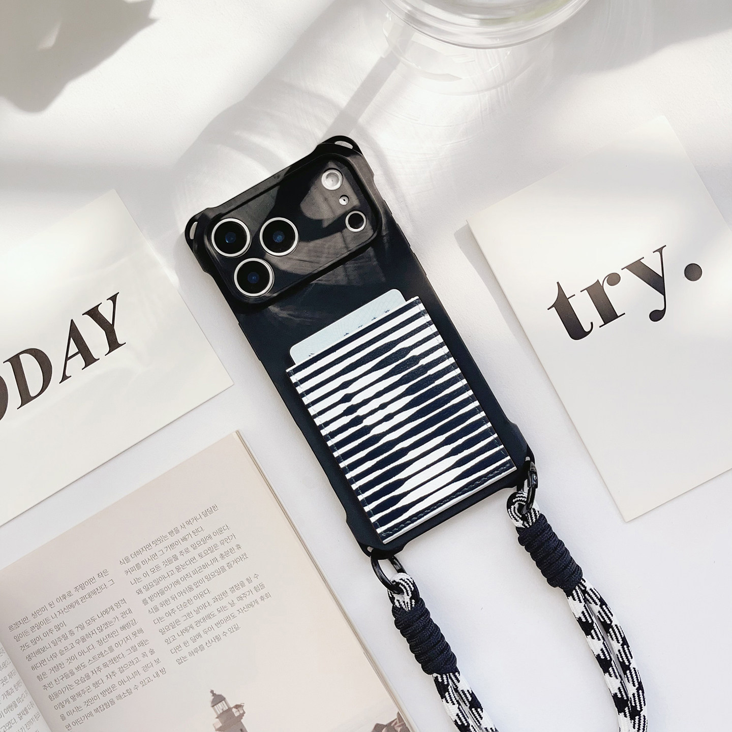 艺术蒙娜丽莎卡手机壳带卡包iphone17promax独立皮质插卡16promax交通卡套15/14/13挂绳17pro便携15pro背贴17