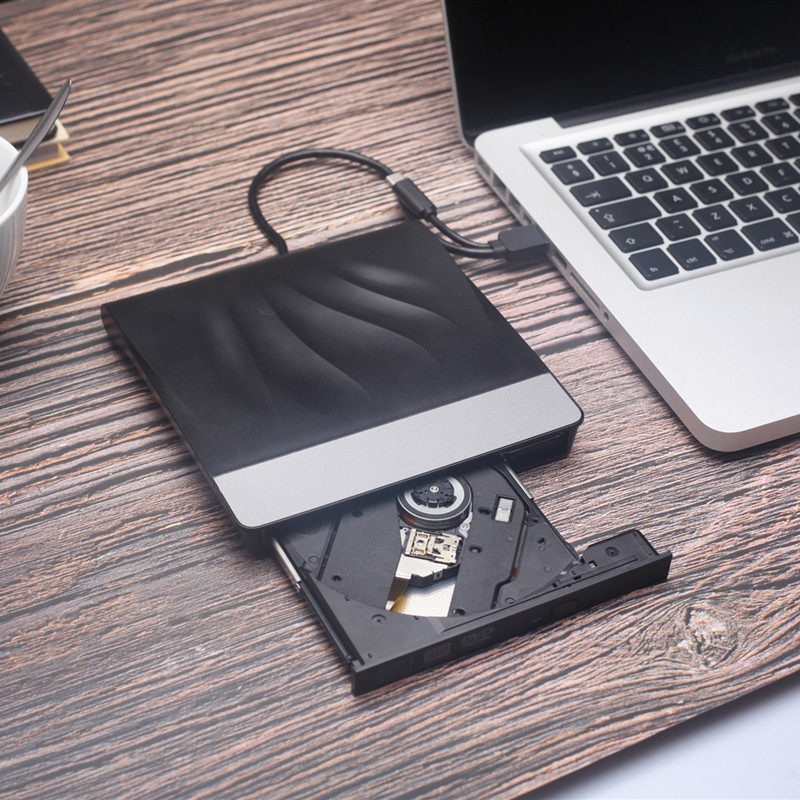 USB3.0+TYPEC双口外置DVD刻录机笔记本台式机MAC电脑通用外接光驱