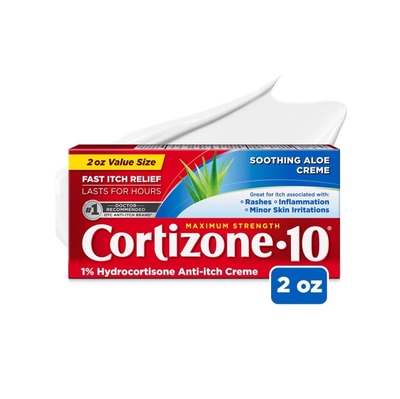 美国正品Cortizone 10芦荟止痒膏乳霜儿童蚊虫叮咬滋润舒缓56g