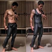 连体衣 男士 SK0013 运动性感背心式 Skindex紧身弹性