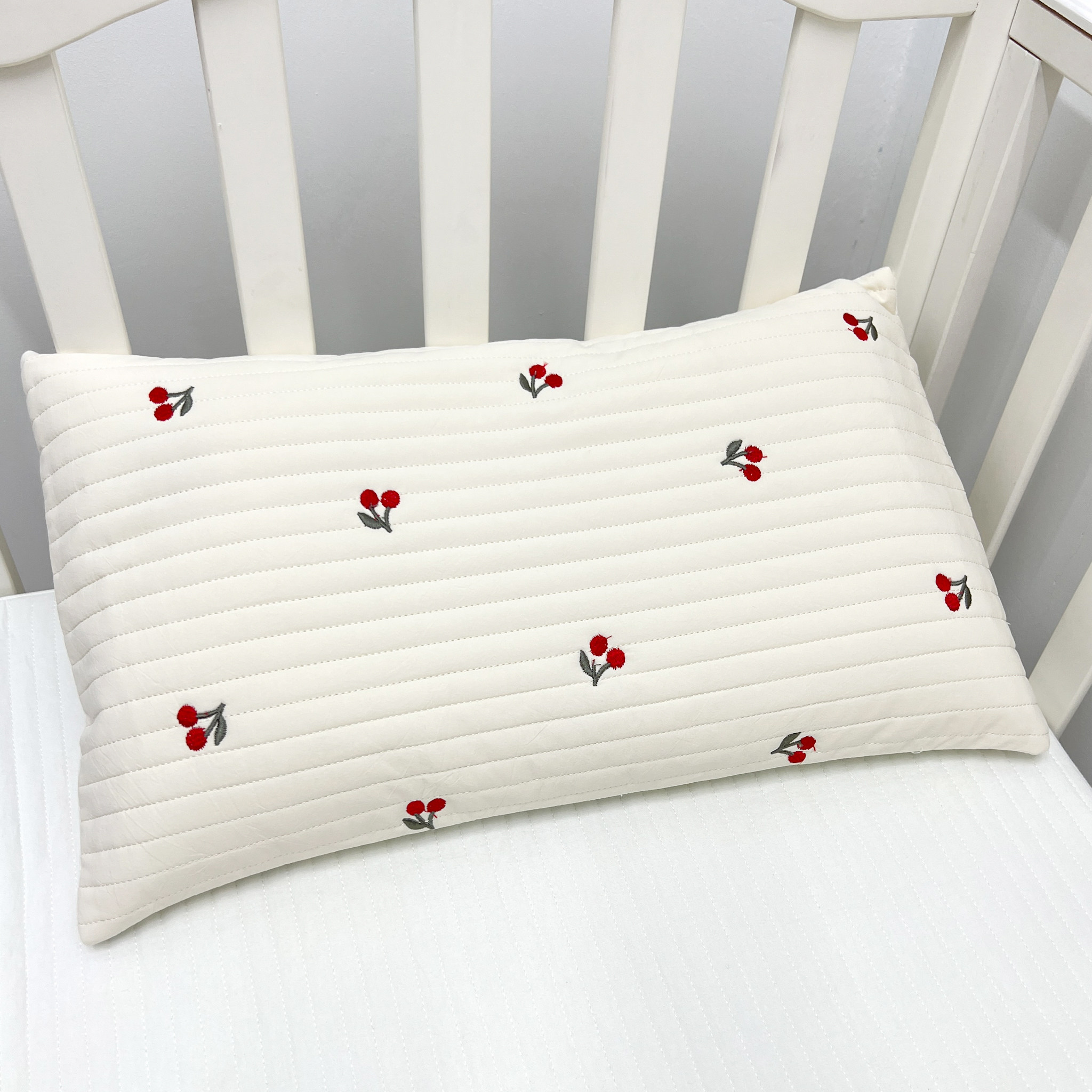 儿童枕套纯棉婴儿韩式夹棉乳胶小枕套幼儿园成人一对装小孩枕头套