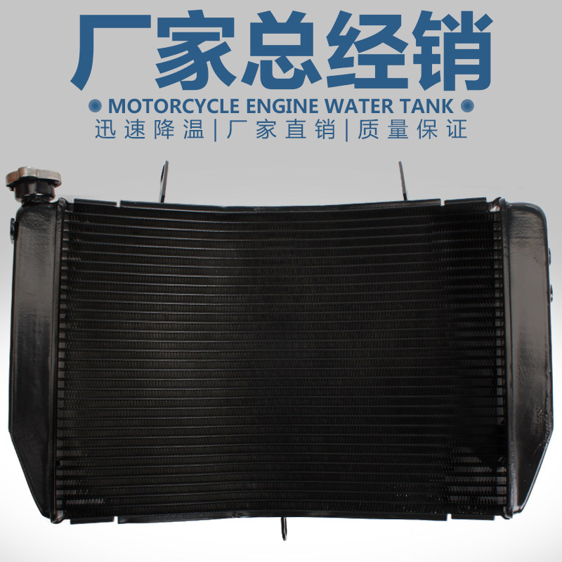 适用雅马哈YZF1000 R1 04-05-06年水箱 水箱总成 水箱散热器