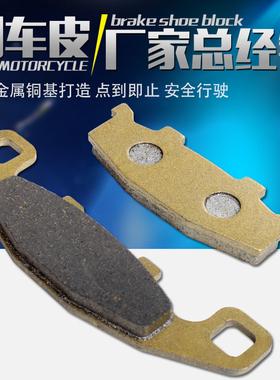 适用川崎宝马KLE250 ZZR250 KLE400 西风 前刹车片/皮