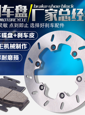 适用雅马哈 TTR250 TT250R DT200 DT230 WR200前后刹车盘碟刹车盘