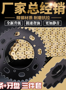 摩托车配件适用川崎 KLE250 大小齿轮 链条 齿轮 小链轮牙盘 链盘